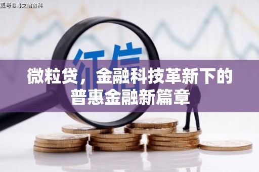 营口微粒贷，金融科技革新下的普惠金融新篇章