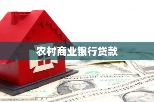 市中区农村商业银行贷款