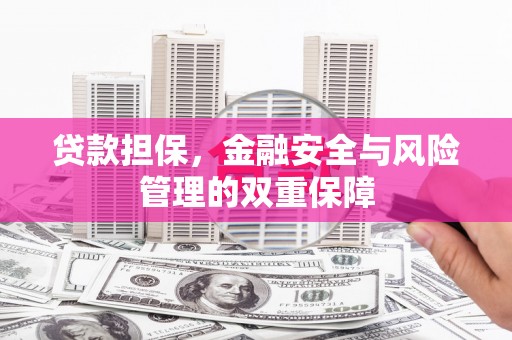 港闸贷款担保，金融安全与风险管理的双重保障