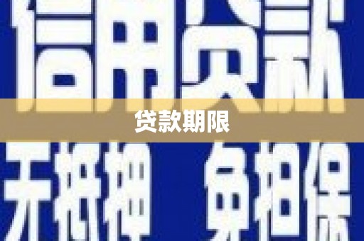 东乡族贷款期限