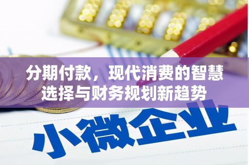 两当分期付款，现代消费的智慧选择与财务规划新趋势