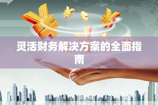 瑞金灵活财务解决方案的全面指南