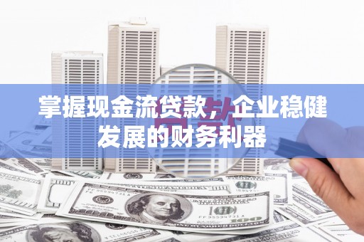武鸣掌握现金流贷款，企业稳健发展的财务利器