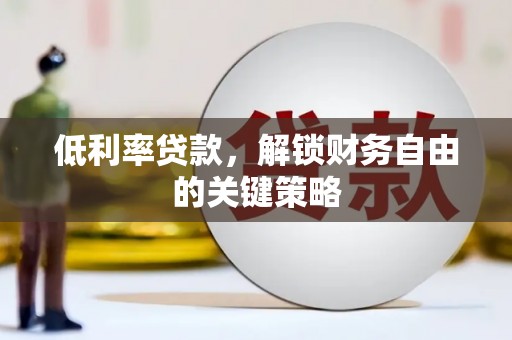 阆中低利率贷款，解锁财务自由的关键策略