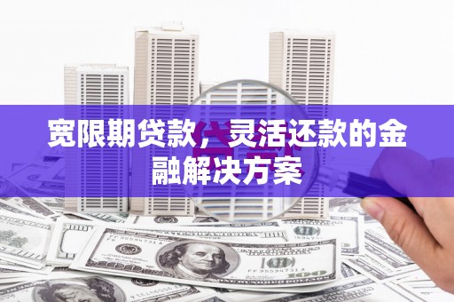 汉南宽限期贷款，灵活还款的金融解决方案