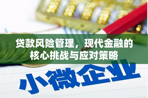 米易贷款风险管理，现代金融的核心挑战与应对策略