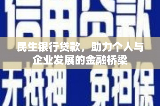尼玛民生银行贷款，助力个人与企业发展的金融桥梁