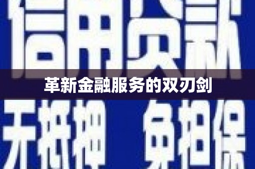 平舆革新金融服务的双刃剑